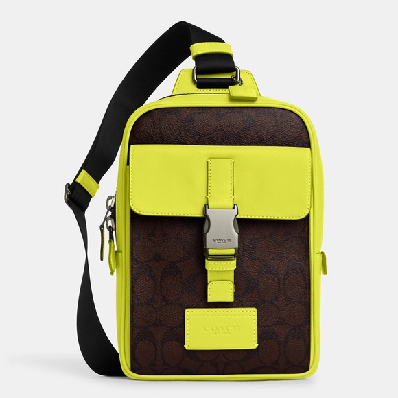 Coach Bags Coach Track Pack In Colorblock Signature Canvas Poshmark